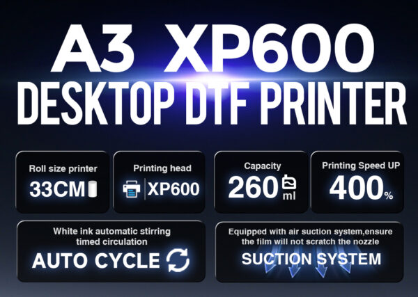 33cm XP600 DTF Printer - Single Head 15